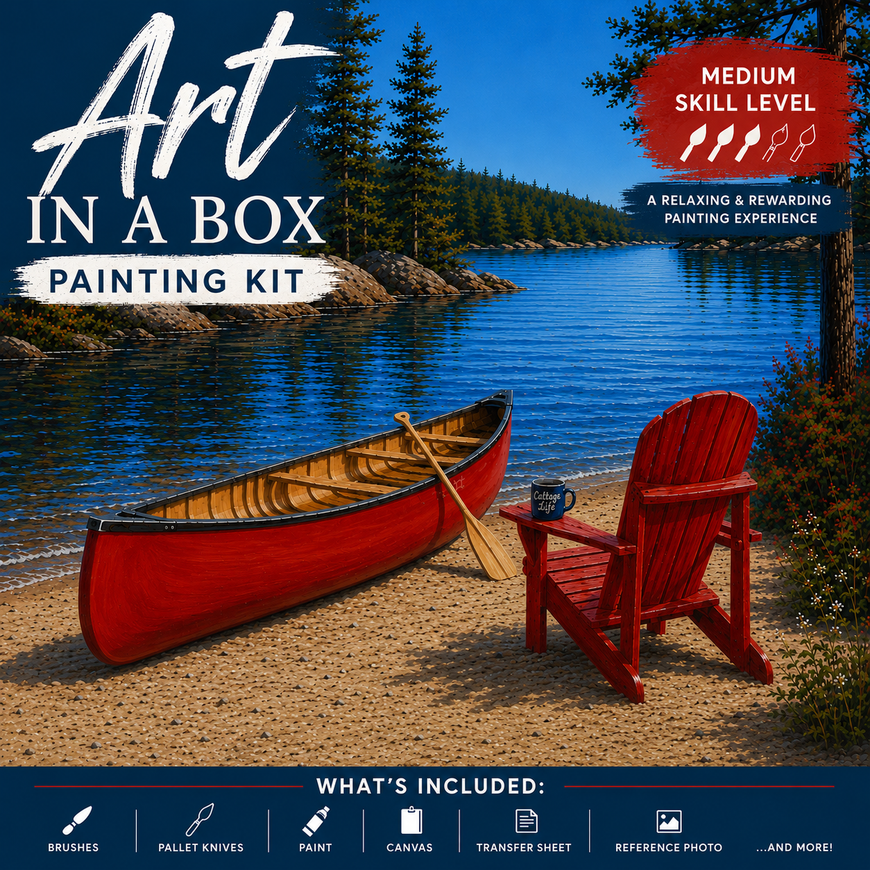 Cottage Country Art In A Box