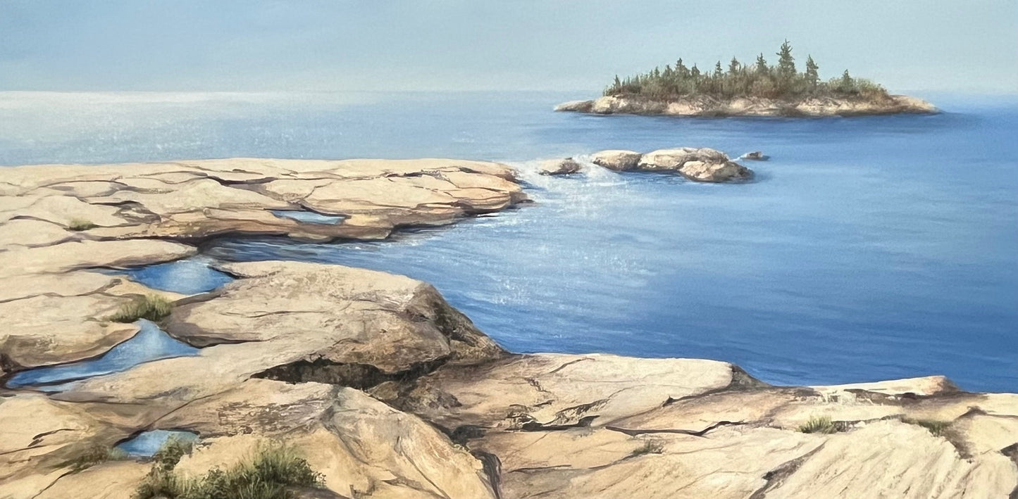 Northern Light on the Channel 24x48"