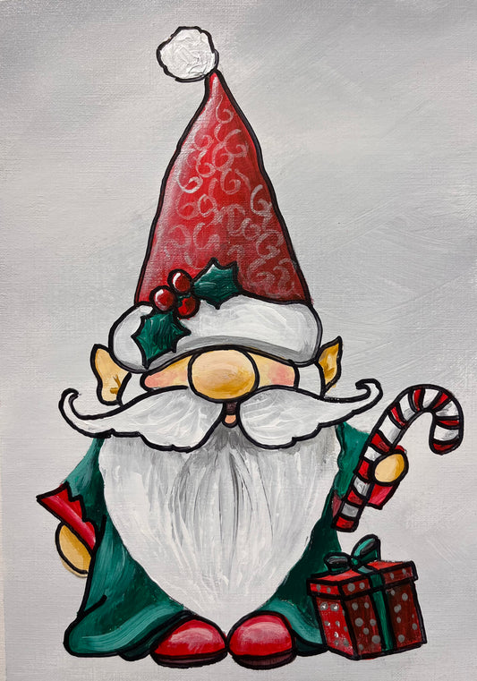 Santa Gnome Art In A Box