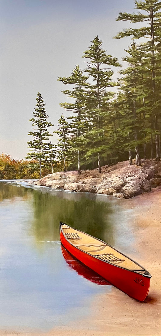 Waiting On Still Waters 24x48”