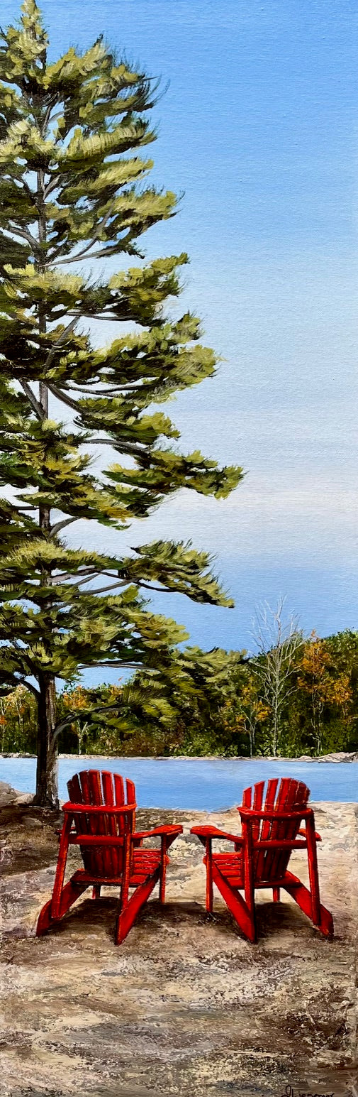 A Place To Enjoy the View 36x12"