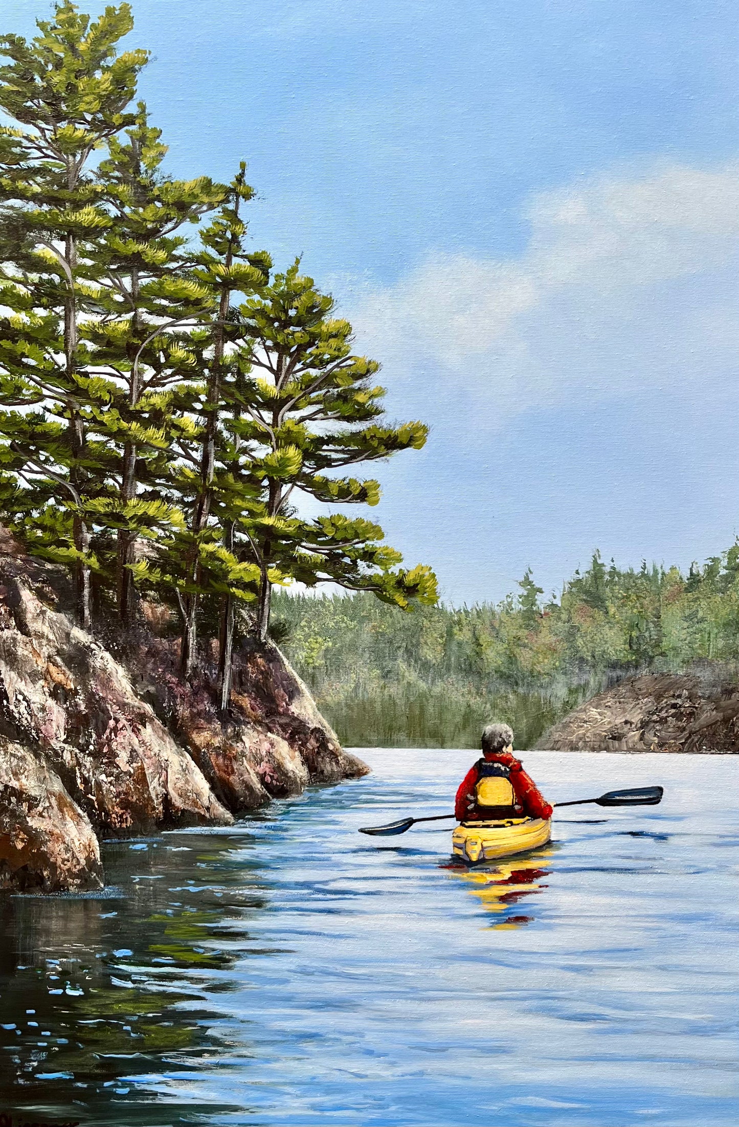 Where Peaceful Waters Flow 20x30”