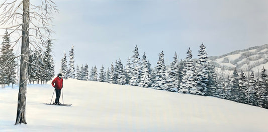 Solitude in Grey 30x60"